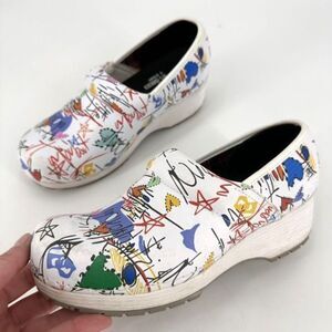 Skechers Women's SR‎ Candaba Slip Resistant Work Clog Shoes Multicolor Size 10